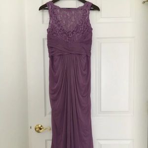 Purple lace gown (petite)
